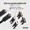 38320 HDMI 2.0 18G 4K@60Hz 光ファイバハイブリッドケーブル、 HDMI to DVI変換コネクタ付 LINDY 79874378