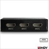 38232 HDMI 2.0 18G 4K@60Hz 切替器、 3入力1出力 LINDY 79874396