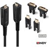 38322 HDMI 2.0 18G 4K@60Hz 光ファイバハイブリッドケーブル、 HDMI to DVI変換コネクタ付 LINDY 79874448