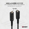 38322 HDMI 2.0 18G 4K@60Hz 光ファイバハイブリッドケーブル、 HDMI to DVI変換コネクタ付 LINDY 79874448