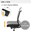 CCR-JET2A312B-WN オフィスチェアーエントリー2ブラックアルミ脚 肘/ヘッドレストセット(配送・組立サービス付き) コクヨ 79883328