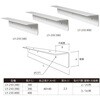 カウンター専用アングルブラケット HOJO