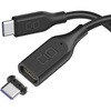 マグネットシリコンケーブルCtoC 100W 2m ブラック CIO