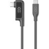 CIO L字 CtoC 0.5m 液晶ディスプレイ付きマグネットシリコンケーブル ブラック CIO