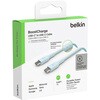 BoostCharge USB-C to USB-C 編組ケーブル 2m ブルー BELKIN(ベルキン)