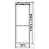 テラス窓用エアコン取付枠 WT-9L (取付可能窓寸法：高さ170～220cm) コロナ