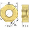 ONEU050410ZZTN4-M10 フライス ダブルオクトミル用インサート ONEU セコ・ツールズ・ジャパン 80084194