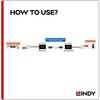 70460 100m RCA ステレオオーディオ Cat.5/6 エクステンダー LINDY 80098055