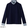 822217-11 822217 配色ハイネックTシャツ ケアファッション 80098816