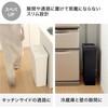 GSLW042 SOLOW ソロウ ゴミ箱 隙間や通路で使える ダストボックス スライドオープン 40L リス 80102666