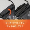 TR-WPC-ELF-BK [AQUA Shield] イージーロック搭載 スマートフォン用防水ケース 水に浮くフローティングタイプ ブラック トリニティ 80105859
