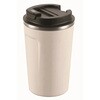 ココカフェ 蓋付き真空二重タンブラー 400ml アイボリー カクセー