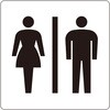 206109 トイレ標識 日本緑十字社 80154211