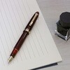 110822430 プロフィットカジュアルL ベーシス ゴールドトリム 万年筆 クリアレッド セーラー万年筆 80155541