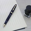 110822440 プロフィットカジュアルL ベーシス ゴールドトリム 万年筆 クリアブルー セーラー万年筆 80155525