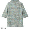 822236-11 822236 7分袖後ろ長め綿混Tシャツ ケアファッション 80155979