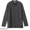 820999-81 820999 後ろ長め薄起毛タック衿Tシャツ ケアファッション 80156609