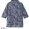 822236-21 822236 7分袖後ろ長め綿混Tシャツ ケアファッション 80157090