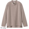 820999-11 820999 後ろ長め薄起毛タック衿Tシャツ ケアファッション 80157266