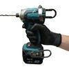AG7701 ウレタン背抜き手袋 エステルブラック ACE GLOVE(エースグローブ) 80158429