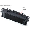 14057562BN OILクーラーステーSET ストレート 9-13R BLK仕様 ACTIVE(アクティブ)[バイク部品] 80221465