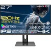 JN-IPS27G120U2-HSPC6 27型/3840×2160/HDMI×2、DP×1、USB-C×1/ブラック/スピーカー有/2年保証 JAPANNEXT 80221596