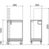 284380 NOMUDA 縦置き台車 稲葉製作所 80223669