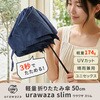 MURS50BLK 軽量 折りたたみ傘 ウラワザ urawaza slim 50cm 住まいスタイル 80226259