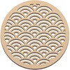 92927 木製コースター Φ100mm アーテック[学校教材・教育玩具] 80231597