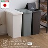 スライドオープンタイプ ゴミ箱45L ホームテイスト