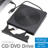 薄型 外付け ポータブル DVD ドライブ USB Type-A/C 対応 トライメイト