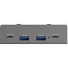 HUB-10 USB3.2Gen1 クランプハブ A×2/C×2ポート アイネックス 80491717