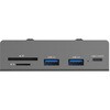 HUB-11 USB3.2Gen1 クランプハブ A/Cポート SD/microSDカードリーダー アイネックス 80491726