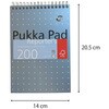 PKA3127MET レポート パッド 140×205mm 罫線 Pukka Pad 80491988