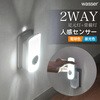 wasser13  LEDフットライト  明暗/人感センサー 懐中電灯 大河商事
