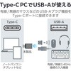 M-AFCMADBK USB Type-C 変換アダプタ USB-A to USB-C 変換 USB2.0 OTG対応 超小型 エレコム 80779100