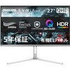 27M2N6501L/11 EVNIA 240Hz対応OLEDゲーミングディスプレイ (27型/2560×1440/HDMI、DP/ホワイト/スピーカ有/5年間フル保証) Philips 80782357