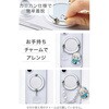 P-STRMKBEMWH MagSafe対応 スマホリング ミラー ラメ ビーズ メタルリングステッカー付 落下防止 エレコム 80782856