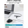 DST-040BPSV USB-C ハブ ドッキングステーション HDMI 4K/60Hz PD対応 4ポート USB-A×2 スリム エレコム 80783005
