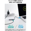 DST-040BPSV USB-C ハブ ドッキングステーション HDMI 4K/60Hz PD対応 4ポート USB-A×2 スリム エレコム 80783005