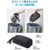 BMA-GPXRDM01BK ガジェットポーチ 自立 充電器 ケーブル モバイルバッテリー 収納 エレコム 80783215