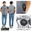MESH-BR-1203-12 【12Vフルセット/胸スイッチ式/裏シルバーチタン加工/ハーネス対応】 空調ベスト(R) ブレイン 80783276