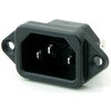AC-P01CF01 3P アース端子付パネル型ACインレット エコー電子(EDK) 80784116