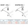 SKSP60-W4-R スプリング式インサート ネグロス電工 80793320