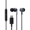 USB Type-C イヤホン 有線 カナル型 マイク付き 通話可能 DAC搭載 高音質 音量調節 1.2m エレコム