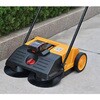 AJL550E 手押し式 エコスイーパー 両サイドブラシ付 床 アクアシステム 80799525