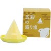 4993896306119 【風水色を盛り込んだカラー盛り塩】五彩の盛り塩 黄金色 神棚の里 80800995