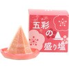 4993896306102 【風水色を盛り込んだカラー盛り塩】五彩の盛り塩 紅色 神棚の里 80801029