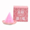 4993896306126 【風水色を盛り込んだカラー盛り塩】五彩の盛り塩 桃色 神棚の里 80801056