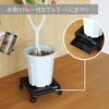 LPA-T100-BK 水受けトレー付きアイアンプランタースタンド BIBILAB 80801720